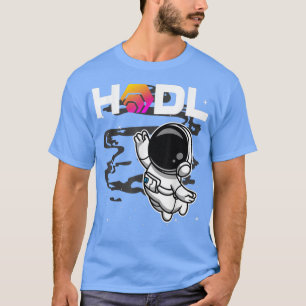Astronaut HODL HEX mynning till Måne krypto B T Shirt