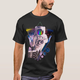 Astronaut Holding Boombox T Shirt