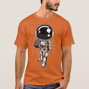 ASTRONAUT HOLDING MÅNE T SHIRT