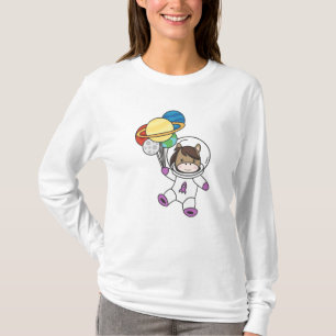 Astronaut Horse Ponny Planet Earth Mars T Shirt