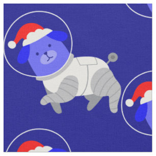 astronaut hund ful christmas Santa Tyg