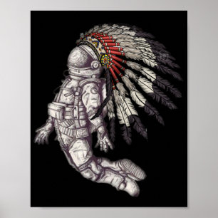 Astronaut i det inhemska amerikanska kulturarvet poster