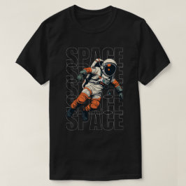 Astronaut i en Spacesuit T Shirt