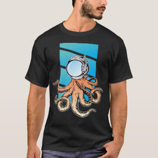 Astronaut i oceanen - Blåhavet - Astronaut Helm T Shirt