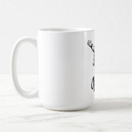 Astronaut i rymden kaffemugg