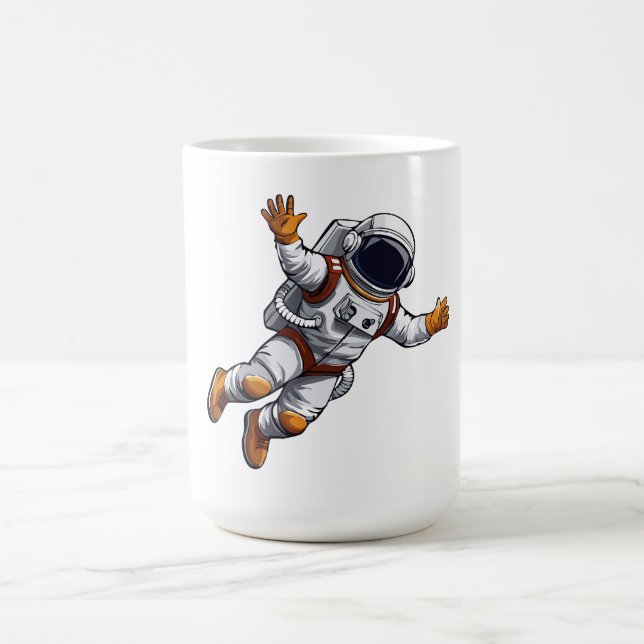 Astronaut i rymden kaffemugg (Center)