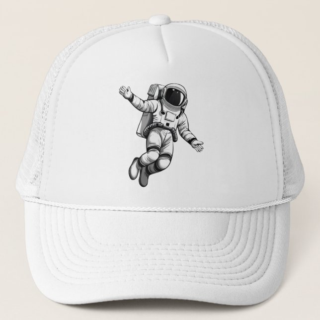 Astronaut i rymden keps (Framsida)