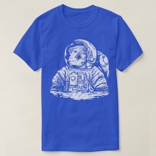 Astronaut i rymden Kostym T Shirt (Design framsida)