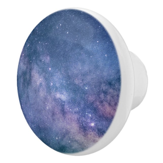 Astronaut i rymden med månballong kosmos stjärnor knopp (Höger)