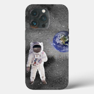 Astronaut i Rymden med planeten jorden