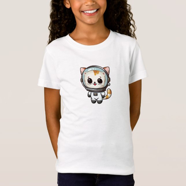 Astronaut i rymden med vänner t shirt (Framsida)
