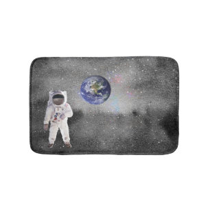 Astronaut i Rymden på planetjorden Badrumsmatta