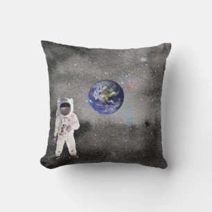 Astronaut i Rymden på planetjorden Kudde