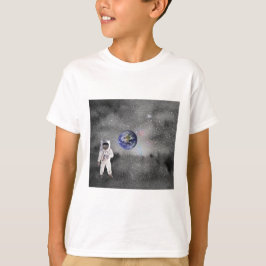 Astronaut i Rymden på planetjorden T Shirt