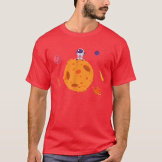 Astronaut i rymden T-Shirt