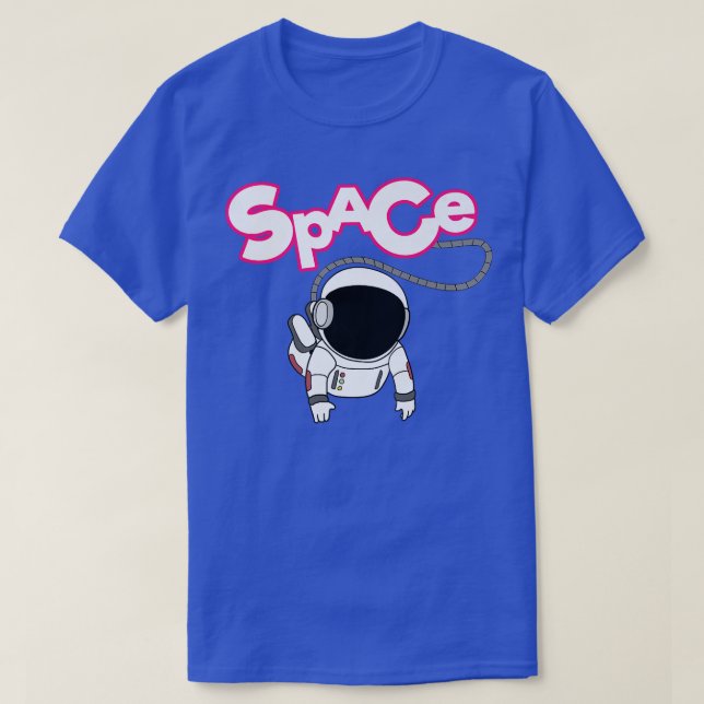 Astronaut i rymden t shirt (Design framsida)