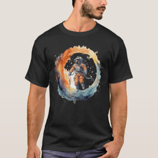 Astronaut i rymden t shirt