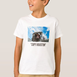 Astronaut i rymdfoto för pojkar t shirt