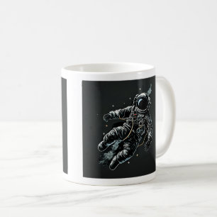 Astronaut i Space Classic Mugg, 11 oz Kaffemugg