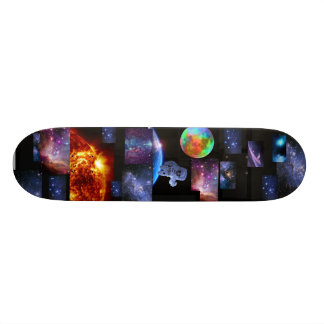 Astronaut i Stellar rymden. Av Joe Moriarty Mini Skateboard Bräda 18,5 Cm