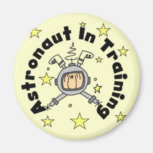 Astronaut i utbildningsTshirts och gåvor Magnet