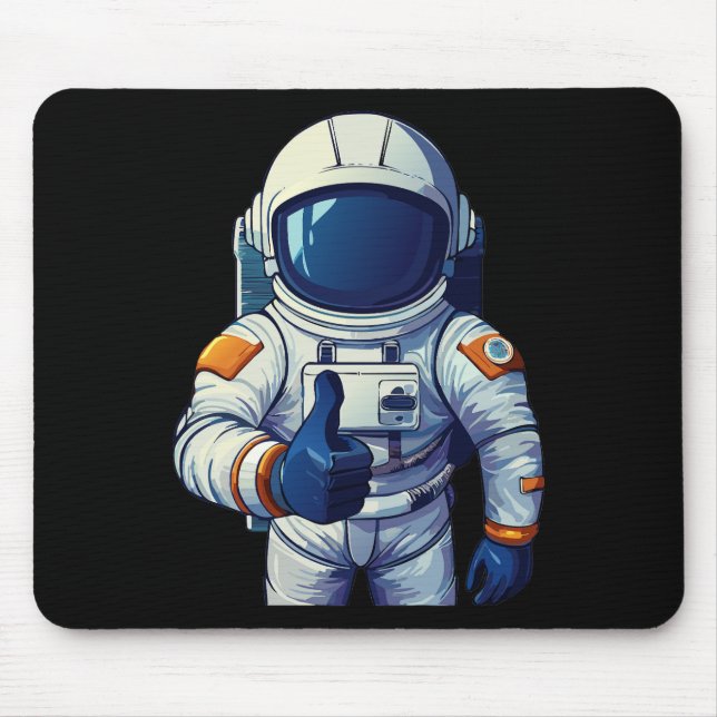 astronaut in space suit showing thumb up  musmatta (Framsidan)