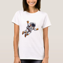 Astronaut in space t shirt
