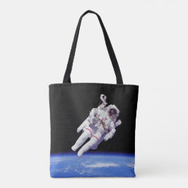 Astronaut Jetpack Rymdpromenad Jordens Omloppsbana Tygkasse