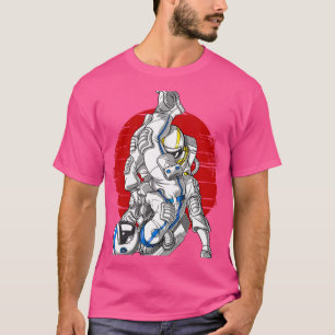 Astronaut Jiu-Jitsu Judo Bjj Martial Arts Ground F T Shirt