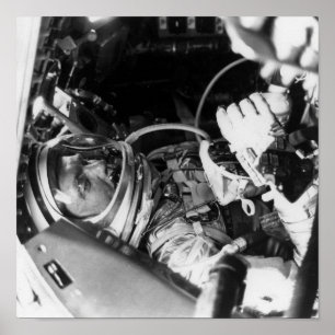 Astronaut John Glenn inom Vänskap 7 Poster
