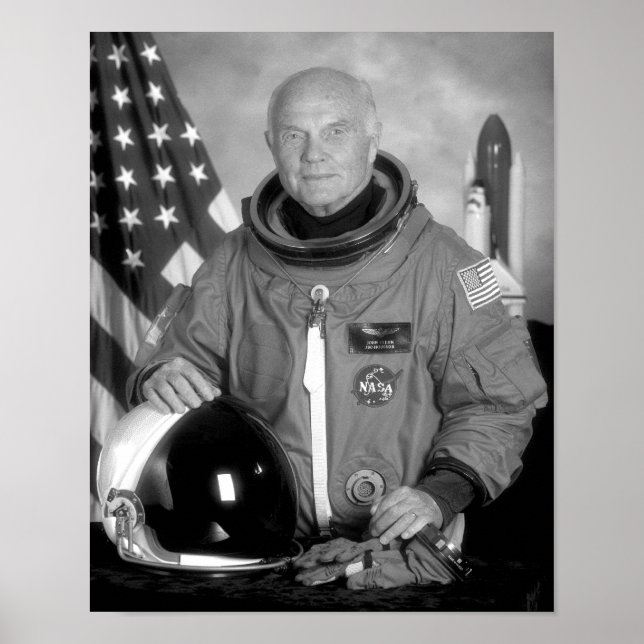 Astronaut John Glenn Poster (Framsidan)