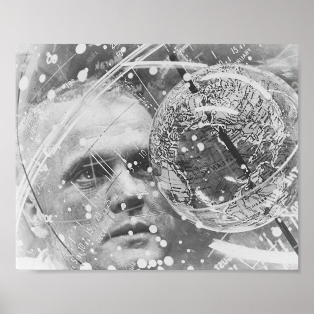 Astronaut John Glenn träning för Vänskap 7 Poster (Framsidan)