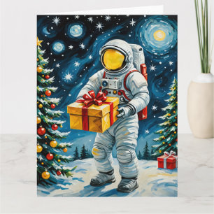 Astronaut jul Firande Kort