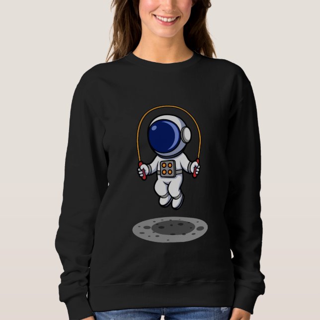 Astronaut Jump Rope Adventure T Shirt (Framsida)