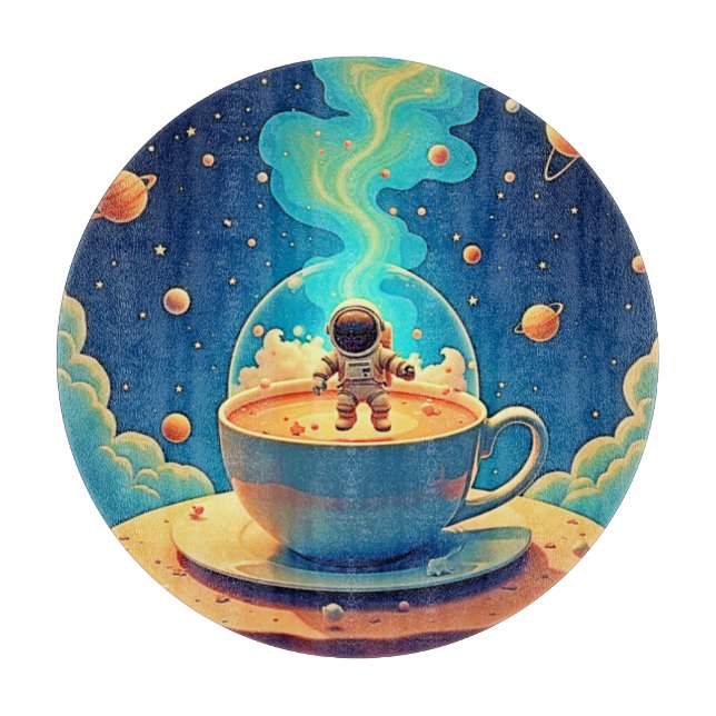 Astronaut Kaffe Rymdkonst (Framsidan)