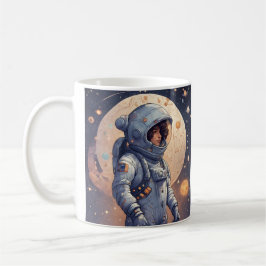 astronaut kaffemugg