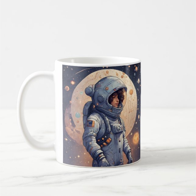 astronaut kaffemugg (Vänster)