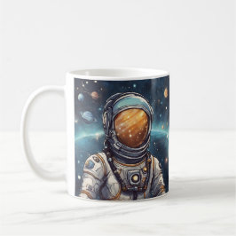 astronaut kaffemugg