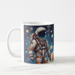 astronaut kaffemugg