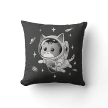Astronaut Kat i Space Cute Cat