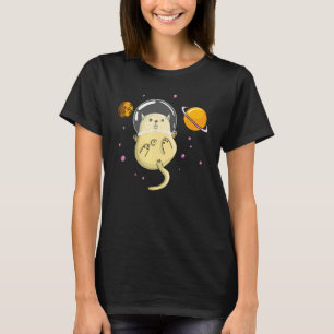 Astronaut katt rymdkatt för män kvinnor barn t shirt