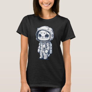 Astronaut Katt Rymdkatt Kittel T Shirt