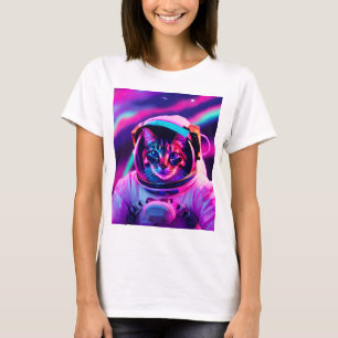 astronaut-katt t shirt
