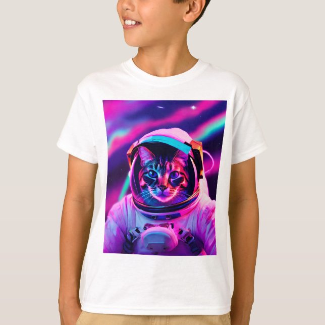 astronaut-katt t shirt (Framsida)
