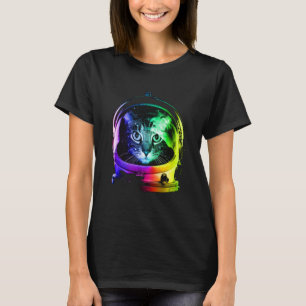 Astronaut katt Tee rymdkatt Tee för män, kvinnor,