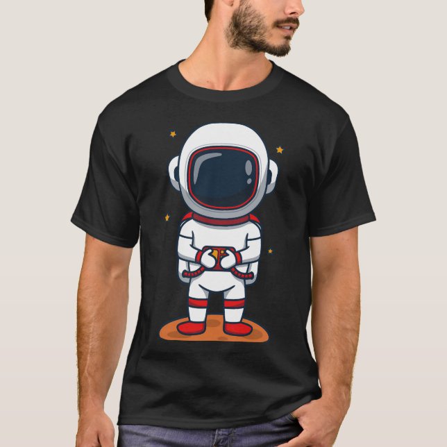 Astronaut Kids T Shirt (Framsida)
