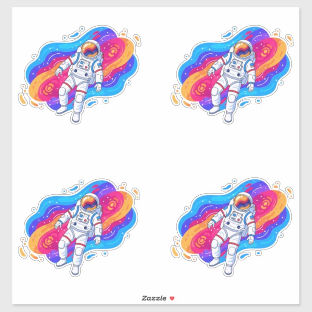 Astronaut Klistermärken (Ark)