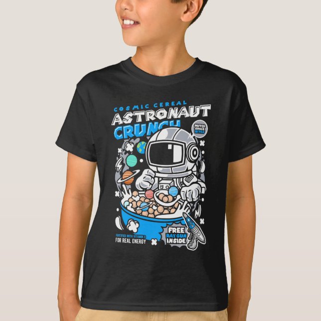 ASTRONAUT KNÄCK  T SHIRT (Framsida)