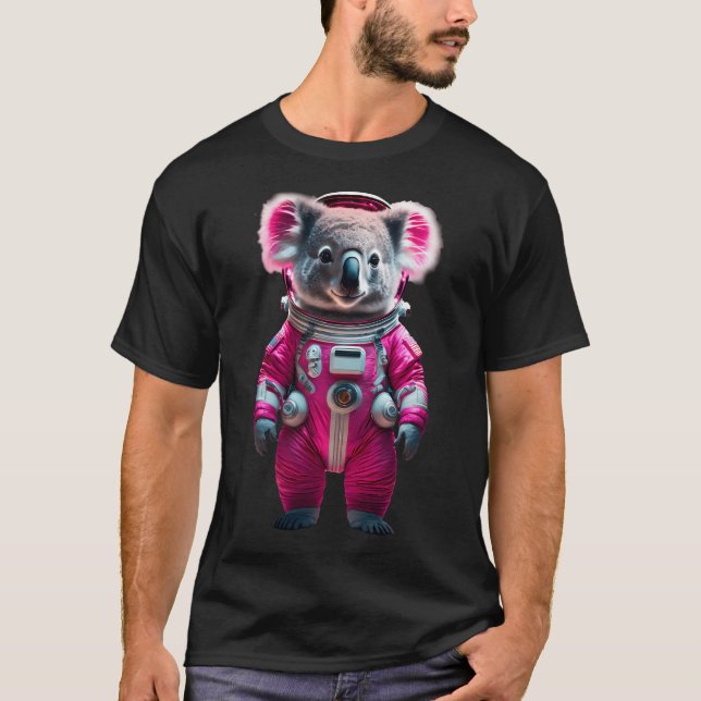 Astronaut Koala T Shirt (Framsida)