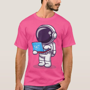 Astronaut köper biljett till måne med ATOM Cosm T Shirt